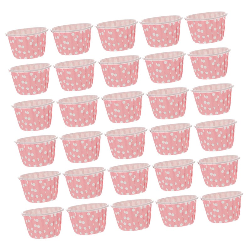 50 Pcs Disposable Paper Ice Cream Cups Dessert Bowls For Jelly Pudding Food Packaging - Image 2