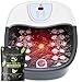 ECARBME Foot Spa Bath Massager with Heat, Foot Bath with 22 Massage Rollers, Temperature Control, Jets, Bubbles, Epsom Salt and Vibration, Pedicure Foot Spa for Relaxation - Black - Image 2