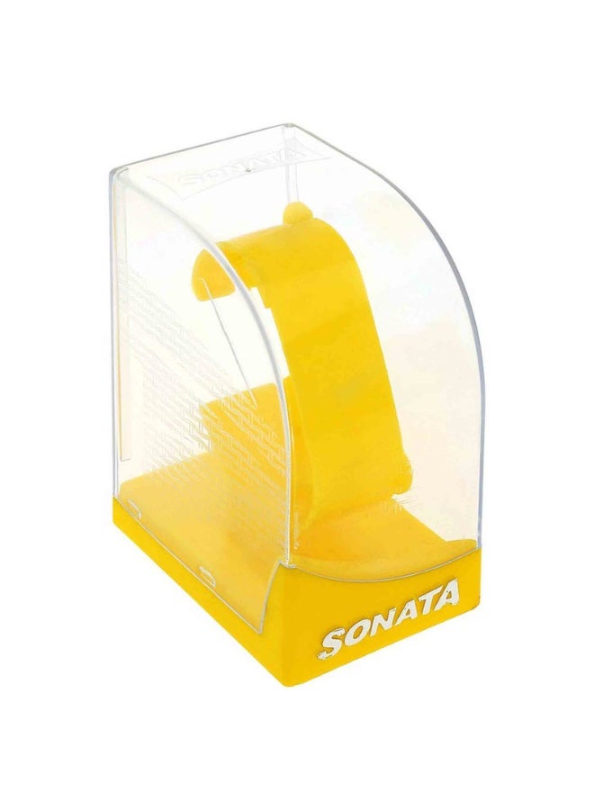 Sonata 77031YM04 Men’s Watch – Silver Dial, Gold Stainless Steel Strap, Day & Date Function, Quartz Movement - Image 5