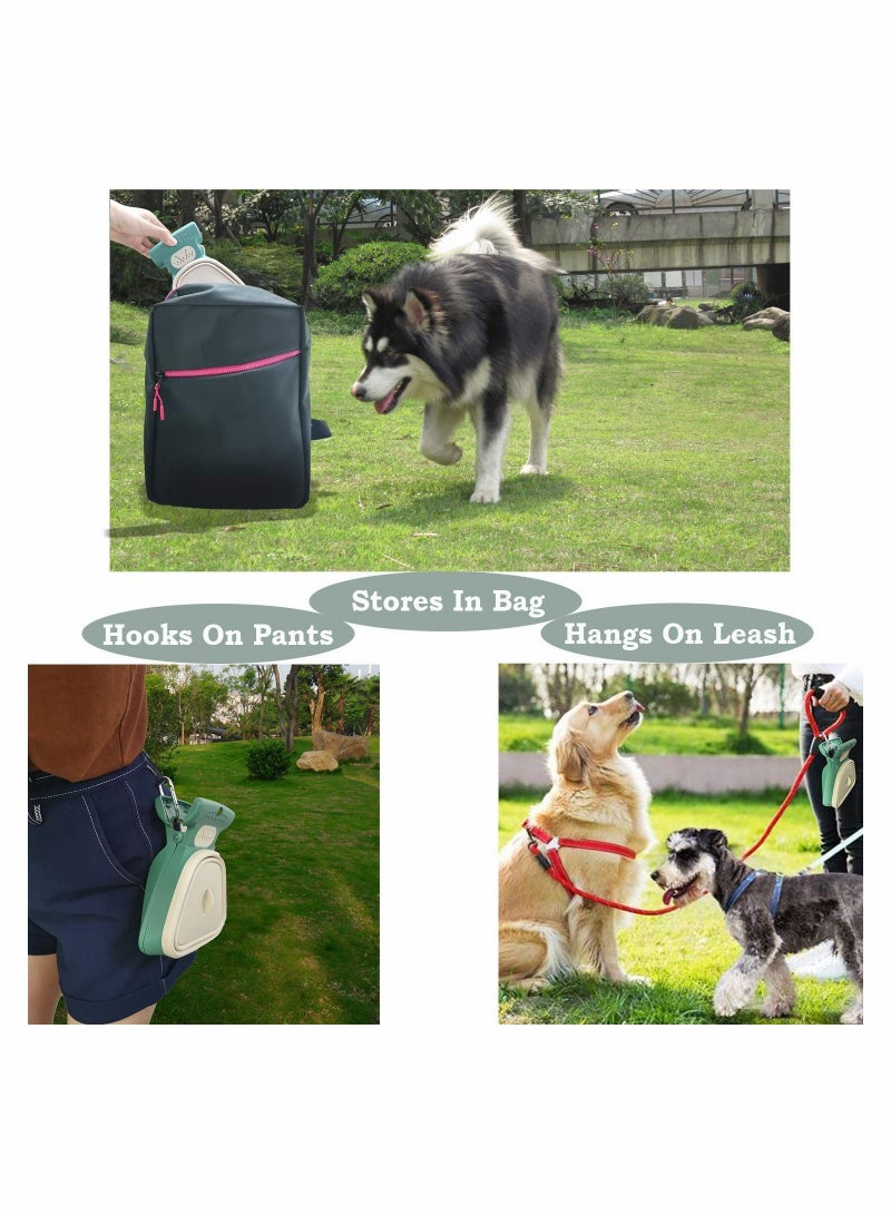 Y&D Pooper Scooper for Pets Portable Pet Waste Walking Large and Small Dogs Outside Yard or Travel Outdoors Pup Poop Scoop with Container 30 Pcs Bag - Image 4