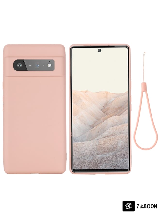 Zaboon Pure Color Liquid Silicone Shockproof Full Coverage Case Protective Case For Google Pixel 6 Pro - Image 1