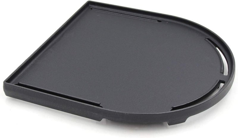 Hongso Matte Cast Iron Griddle for Coleman Roadtrip Swaptop Grill Half Grill Griddle of Coleman Roadtrip Grill Accessories NonStick Flat Cooking Pan PCB011