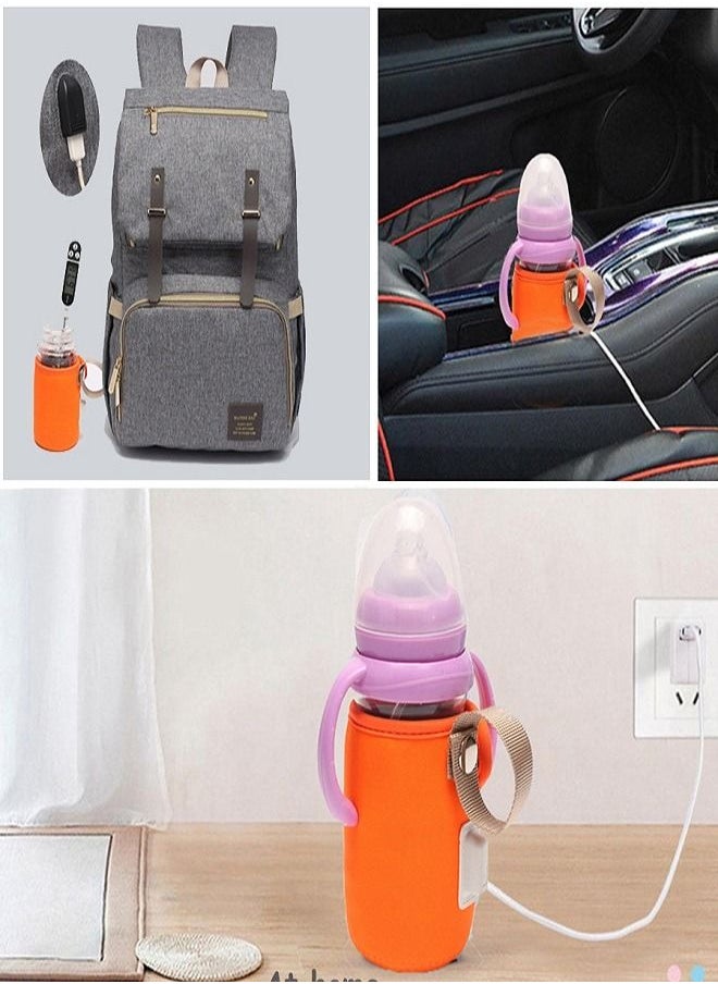 Generic - USB Baby Portable Milk Travel Cup Heater Anti Scald And Warm Bag Car Portable Milk Warmer - Image 1