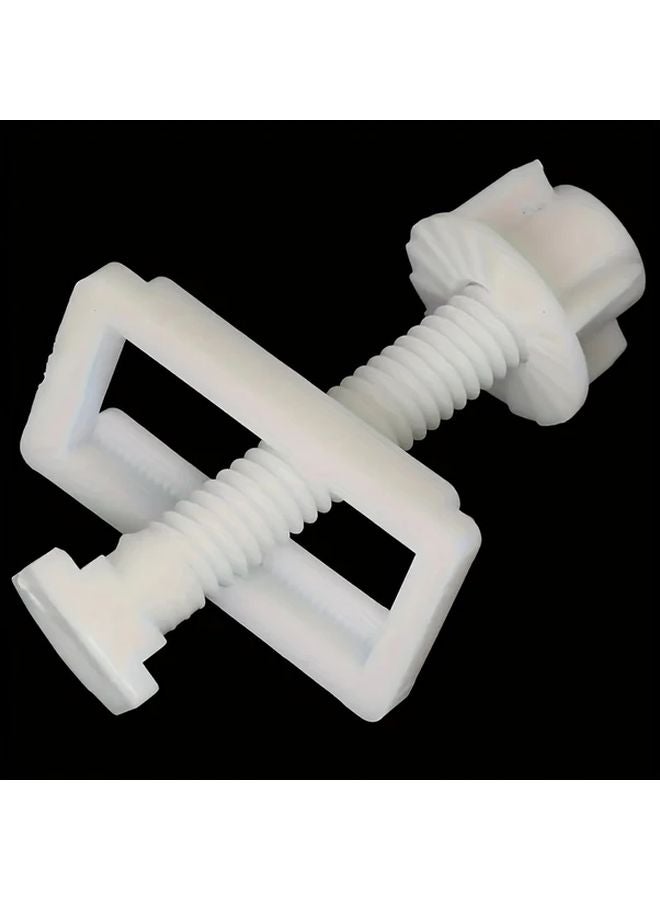 2pcs Durable Plastic Toilet Seat Installation Screws With Mounting Hardware - Image 4