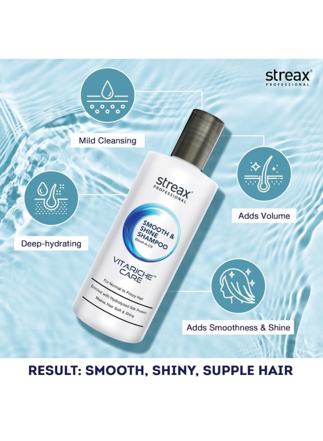 ستريكس شامبو بروفيشنال فيتاريش كير بروفيشنال شامبو لتنعيم ولمعان الشعر للنساء| شامبو الشعر المغذي بيوفيت-أ-أوكس | غني ببروتينات الحرير| مثالي للشعر العادي إلى الجاف والمجعد| عبوة 300 مل - Image 4