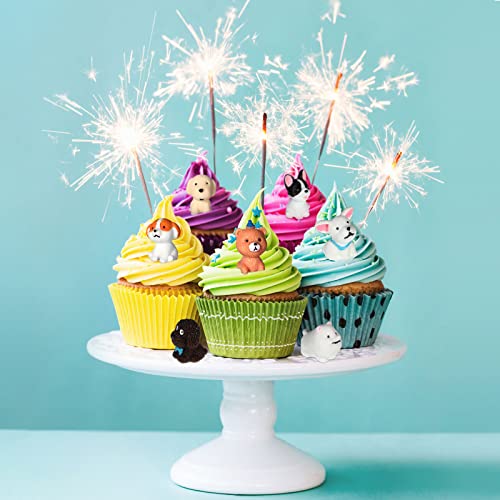 Marsui 40 Pcs Mini Dog Figurines Toy Set Realistic Detailed Little Puppy Figures Educational Dogs Animals Toys for Birthday Christmas Easter Cake Topper Decorations (Cute) - Image 4