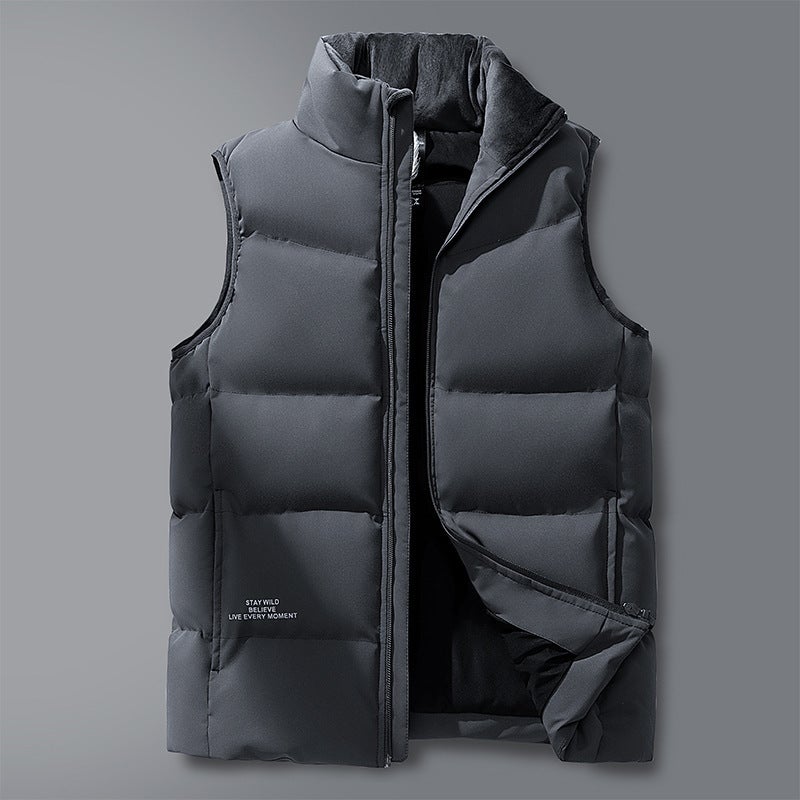 6666-Explosions Down Vest Men'S Tide Brand Winter Wear Thickened Clothes Winter Wear Down Vest - Image 4