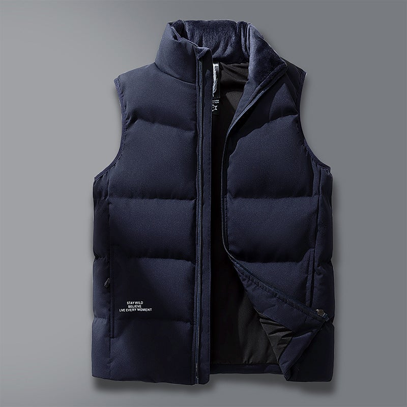 6666-Explosions Down Vest Men'S Tide Brand Winter Wear Thickened Clothes Winter Wear Down Vest - Image 5
