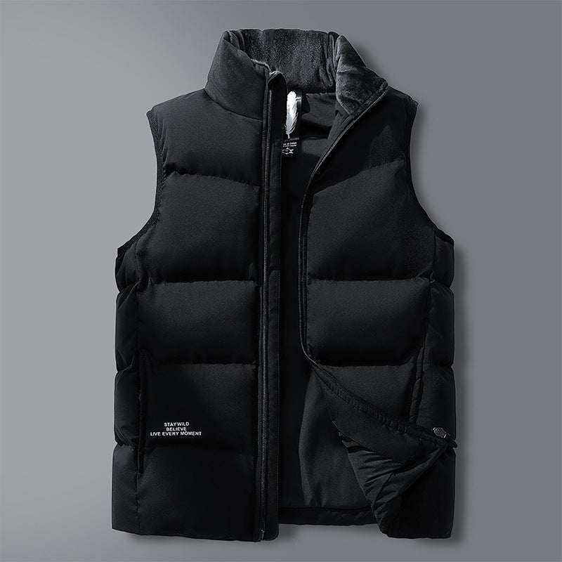6666-Explosions Down Vest Men'S Tide Brand Winter Wear Thickened Clothes Winter Wear Down Vest - Image 1