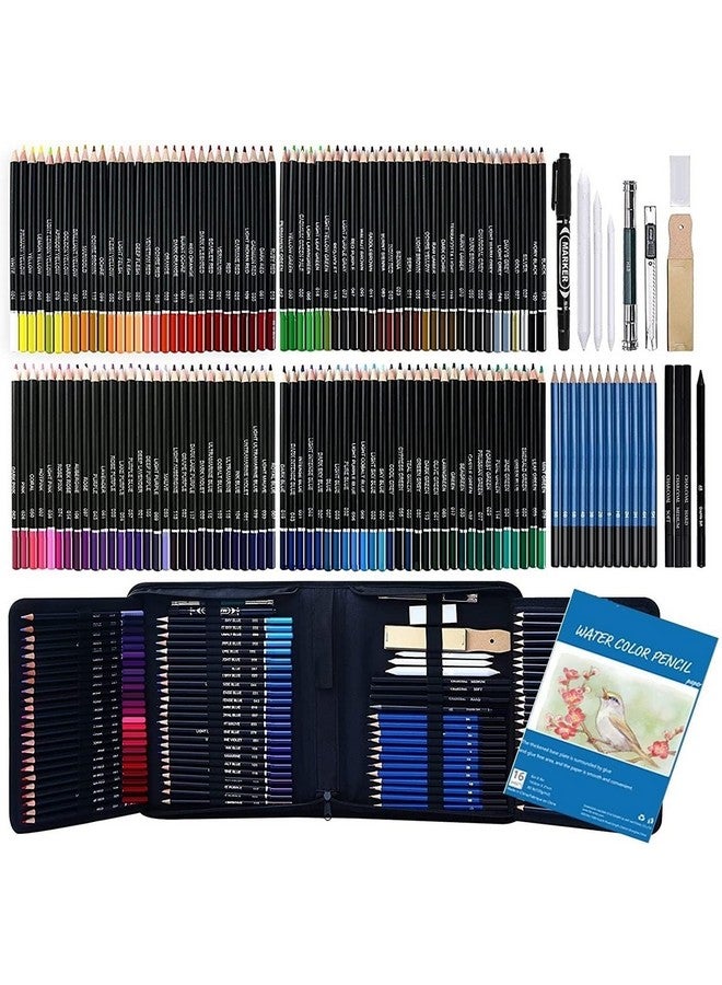 Wynhard Colour Pencils 145 Pcs Drawing Kit Pencil Colours Pencil Kit Sketch Color Pencil Set Sketch Kit Drawing Colour Pencil Shading Sketching Kit for Artist Kids Adults - Image 1