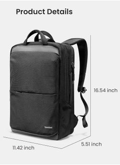 Tomtoc Navigator-T71 Compact Laptop Backpack for 16-inch Computer, 24L Everyday Backpack Professional Pack Work Bag with Cable Pass-through for Business, Commute  - Image 5