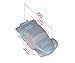 SummitLink Custom Body Muddy Blue Over Black Compatible for 110 Scale RC Car or Truck Truck not Included STBBB01 - Image 4