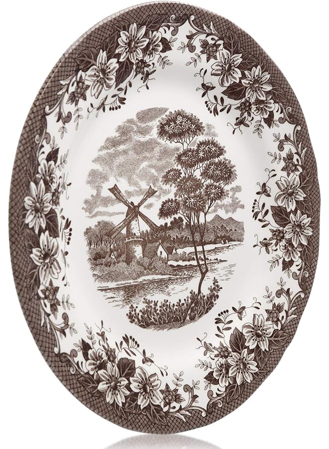 windmill brown dinner plate 26 cm