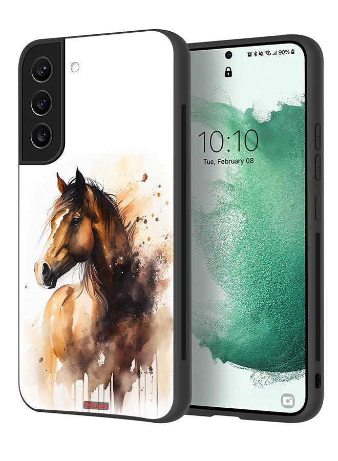 Tolwak Samsung Galaxy S22 Plus 5G Protective Case Cover Horse Abstract Art - Image 1
