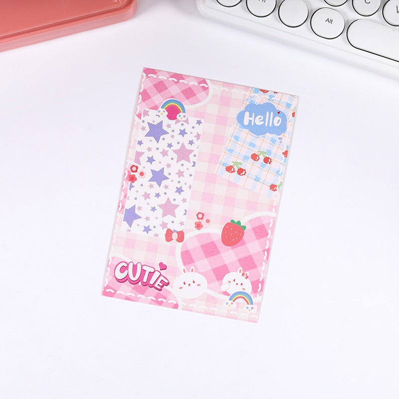 Yueshi New Ins Style Series Cartoon Card Packaging Material Hard Card Back Small Card Card Head Gift Card - Image 1