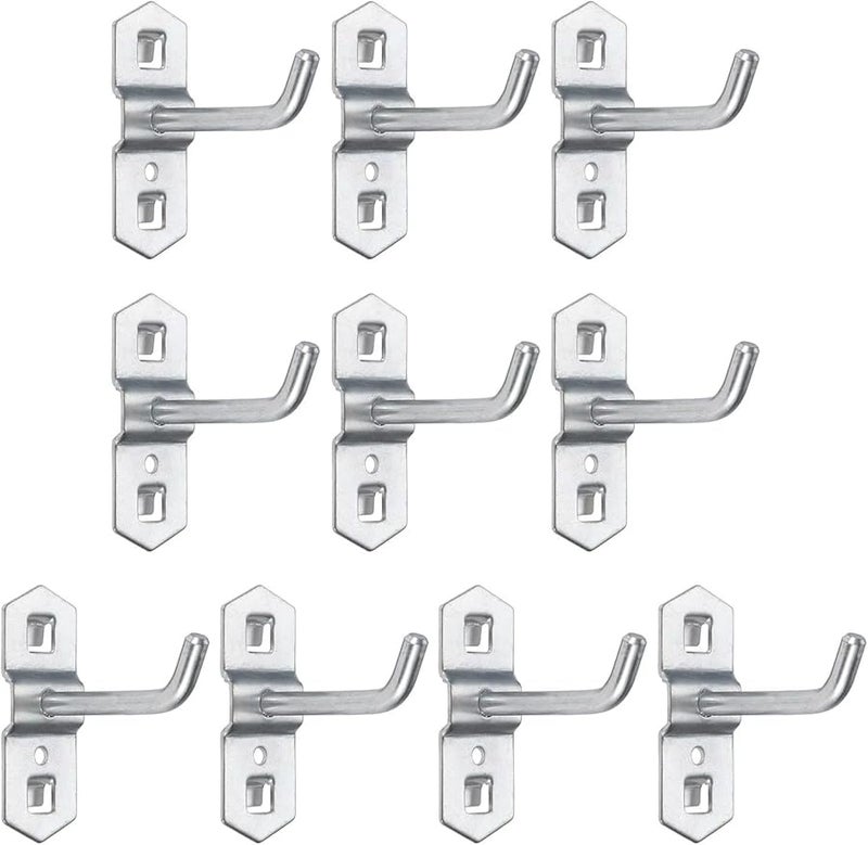 10 قطعة 50 مم خطافات تعليق معدنية لوحة ثقب سميكة رف عرض أدوات لمحل مطبخ - Image 2