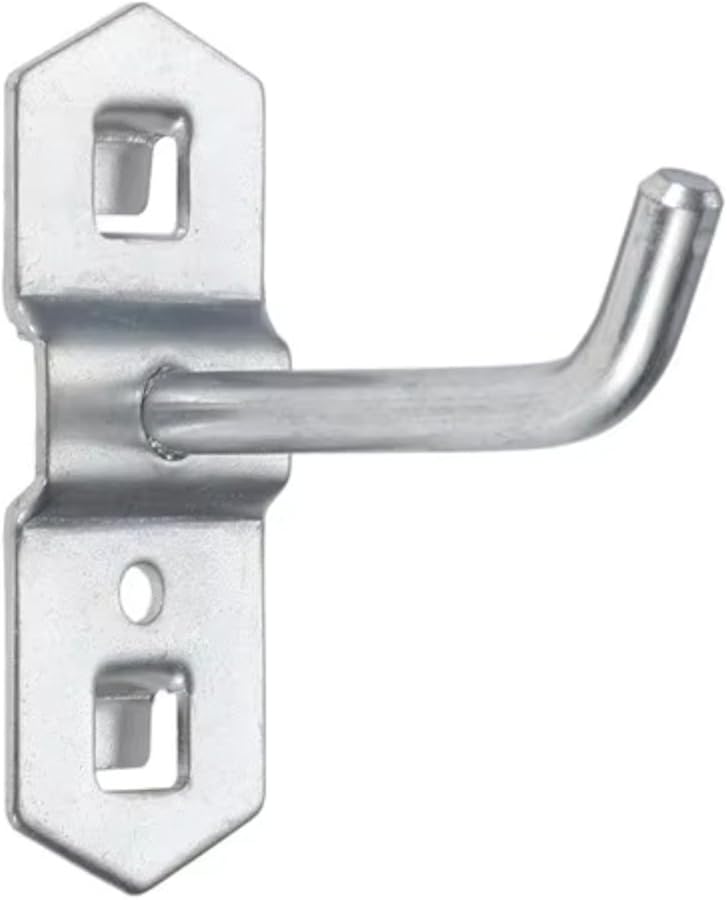 10 قطعة 50 مم خطافات تعليق معدنية لوحة ثقب سميكة رف عرض أدوات لمحل مطبخ - Image 4