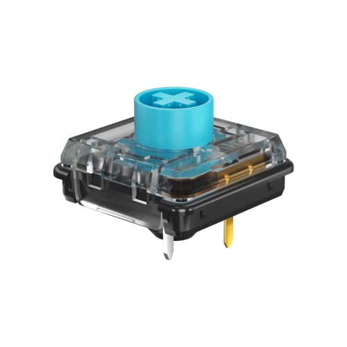 KAILH Low Profile Mechanical Keyboard Switch Choc V2 Low Profile Keystem DIY MX Switch Tactile Click Linear (10pcs, Blue) - Image 1