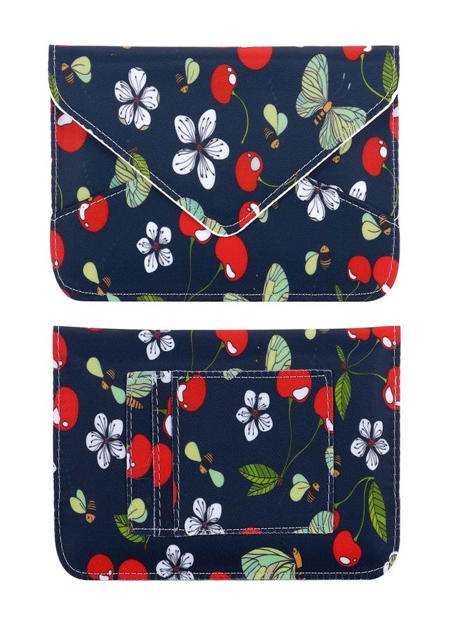 XEYOU Women's Card Wallet Envelope Style Credit Card Holder Cute Cash Wallet for Ladies (Cherry) - Image 1