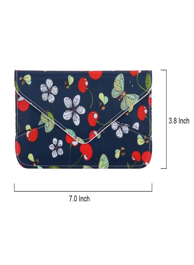 XEYOU Women's Card Wallet Envelope Style Credit Card Holder Cute Cash Wallet for Ladies (Cherry) - Image 5