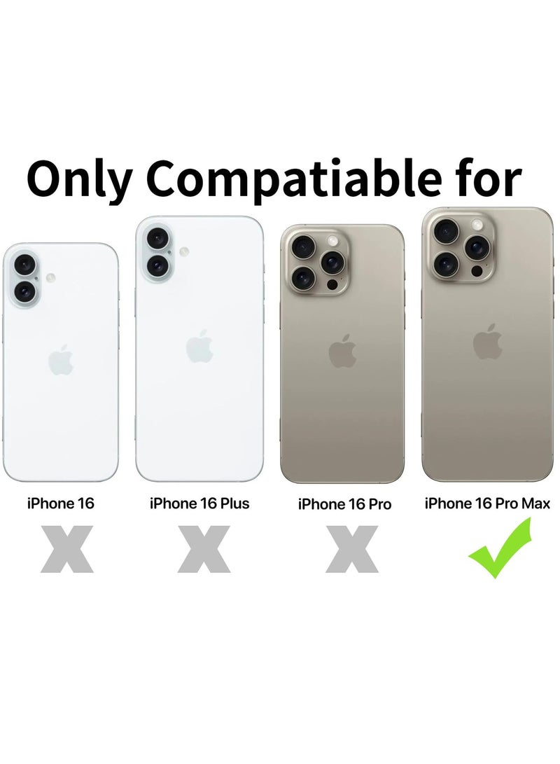 BORTONY iPhone 16 Pro Max Case 6.9 inch Crystal Clear Scratch Resistant iPhone 16 Pro Max Cover Transparent Slim Thin Shockproof Protective Case Cover for iPhone 16 Pro Max - Image 2