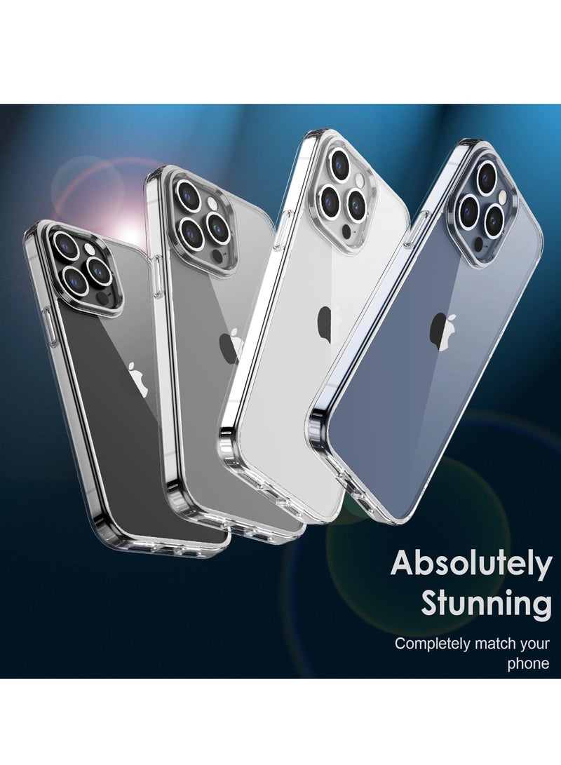 BORTONY iPhone 16 Pro Max Case 6.9 inch Crystal Clear Scratch Resistant iPhone 16 Pro Max Cover Transparent Slim Thin Shockproof Protective Case Cover for iPhone 16 Pro Max - Image 3