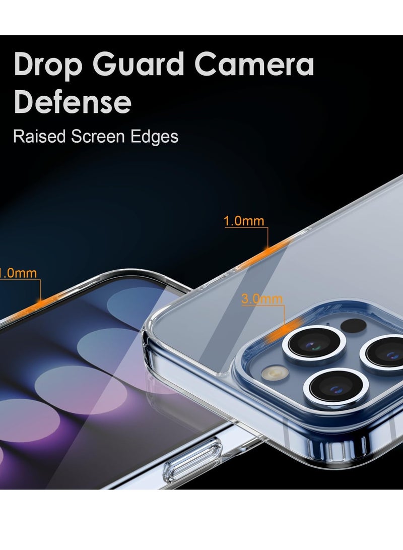 BORTONY iPhone 16 Pro Max Case 6.9 inch Crystal Clear Scratch Resistant iPhone 16 Pro Max Cover Transparent Slim Thin Shockproof Protective Case Cover for iPhone 16 Pro Max - Image 4