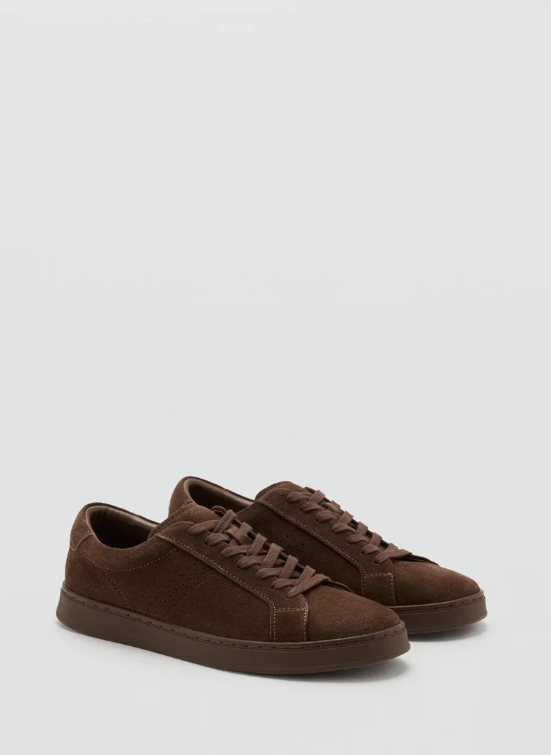 مانجو مان Suede Trainers