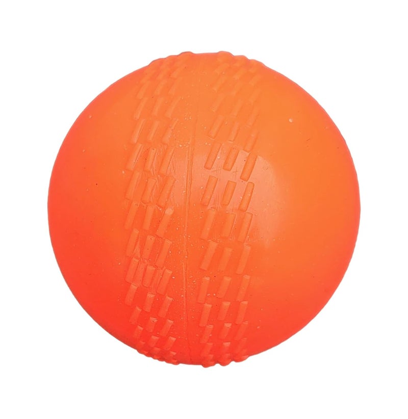 IFOLDUP Rubber Synthetic Cricket Ball i10 -Poly Hard Ball for Indoor and Outdoor TrainingSet of 2 (Orange+Green Wind Ball Pack of 02) - Image 4
