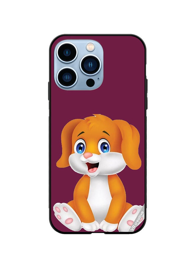 VR CREATIVE Protective Case Cover For Apple iPhone 13 Pro Max Dog Design Multicolour - Image 1