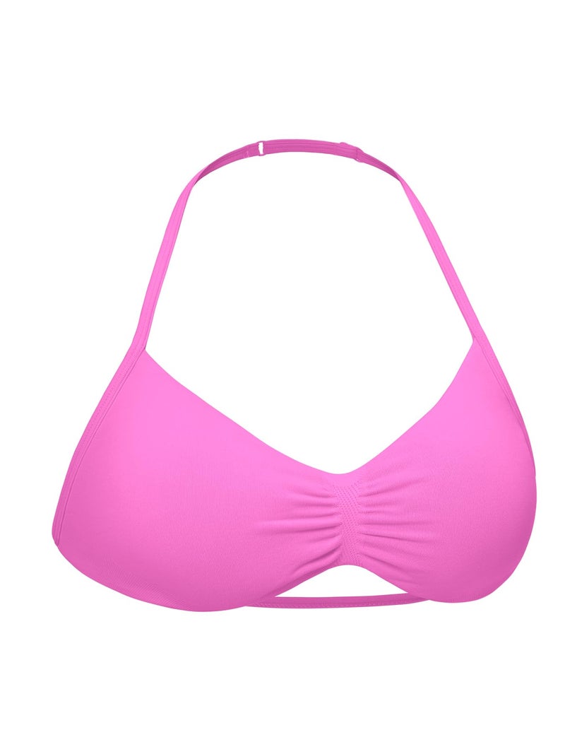VOYJOY Impact Strappy Sports Bra Adjustable Padded Workout Gym Yoga Bra Crop Top for Women - Image 1