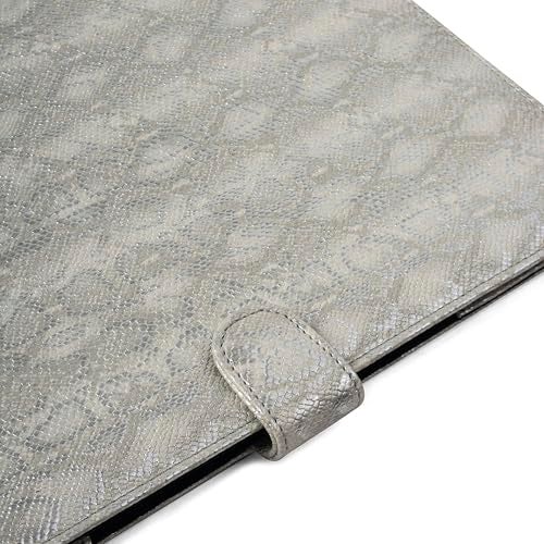 ENTHOPIA 14 Inches Folio Laptop Case Cover Vegan Leather Compatible for MacBook, Lenovo, Hp, Dell &Other Notebooks - Grey - Image 4