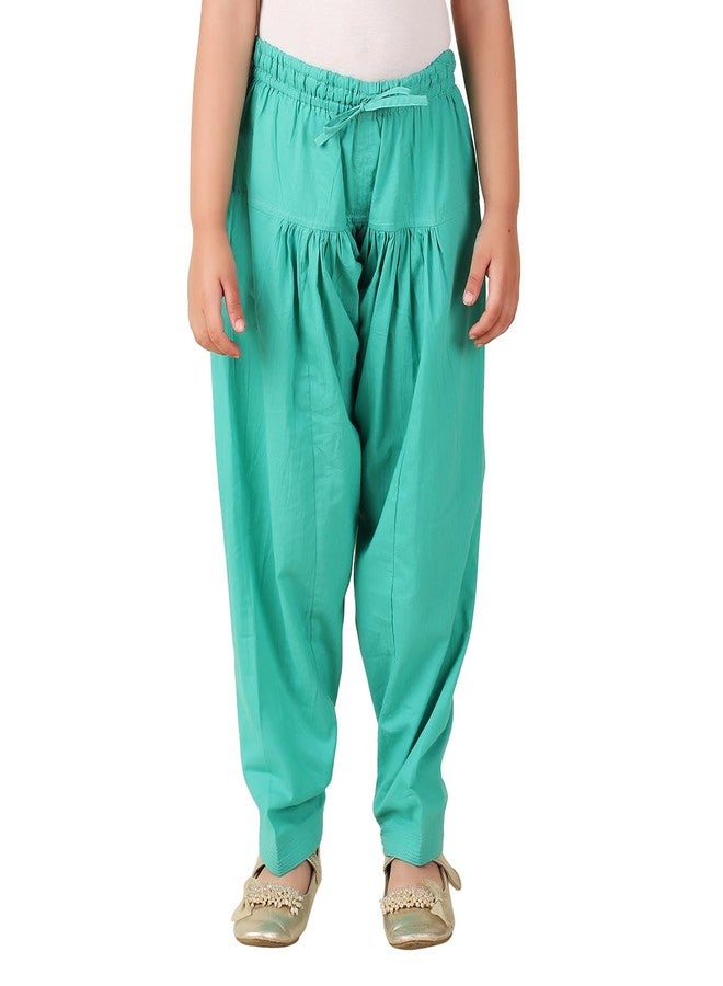 Fabindia Girl's Cotton Printed A-line Kurta Set (1030909PINK_Pink and Blue - Image 5