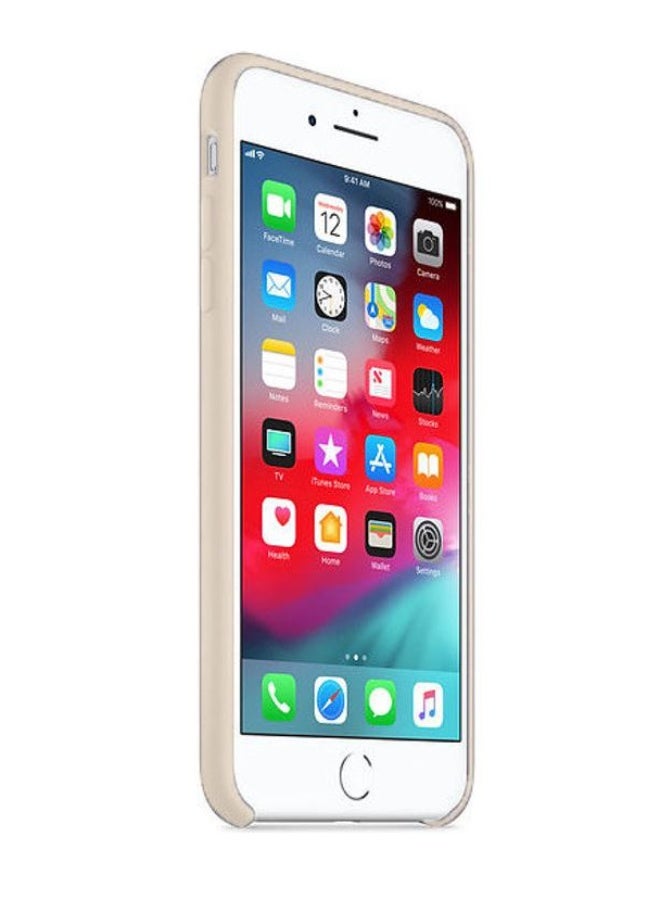 كي دابليو موبايل غطاء سيليكون لجهاز iPhone ۷ Plus و iPhone ۸ Plus باللون الأبيض الكريمي - Image 2