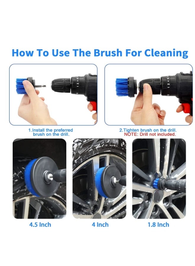 Soofam Car Wash Cleaning Tools Kit Car Detailing Set with Wash Mitt Sponge Towels Tire Brush Window Scraper Duster etc,Complete Interior Car Care Kit - Image 3