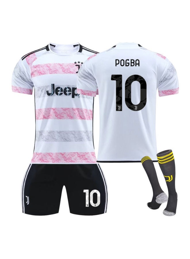 Juventus 2023-2024 Juventus away jersey #10 POGBA football jersey shorts socks children's size and adult size gifts for fans and friends - Image 1