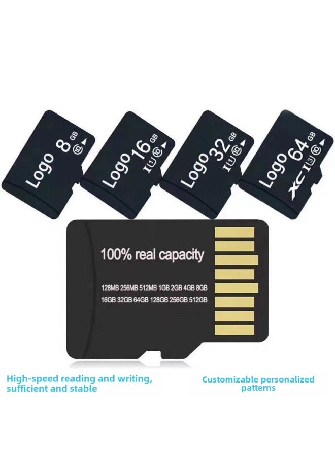 Direct TF Memory Card 128G Home Monitoring 32G Camera 64G Driving Recorder Memory Card-Color:White-Capacity:256m Fixed Tape Can Be Expanded