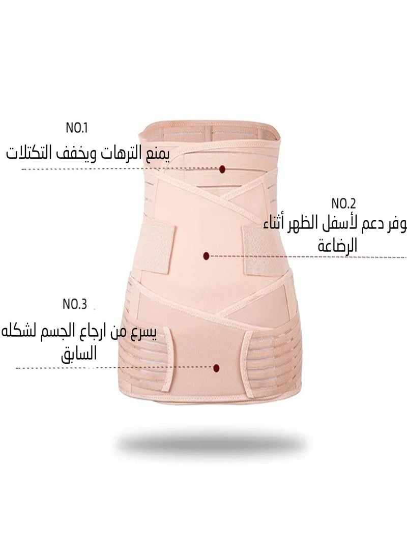 ارينا حزام مشد للبطن بعد الولادة 3 في 1 مقاس XXXXL  لتنحيف الخصر ودعم الحوض - Image 4