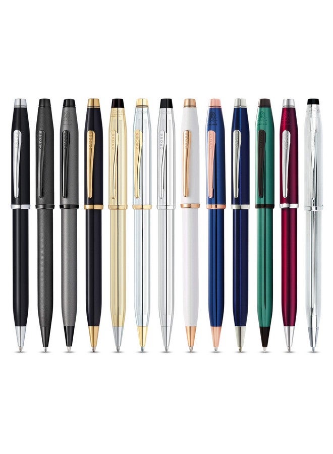 Cross Century Ii Blue Lacquer Ballpoint Pen With Chrome Point - Image 3