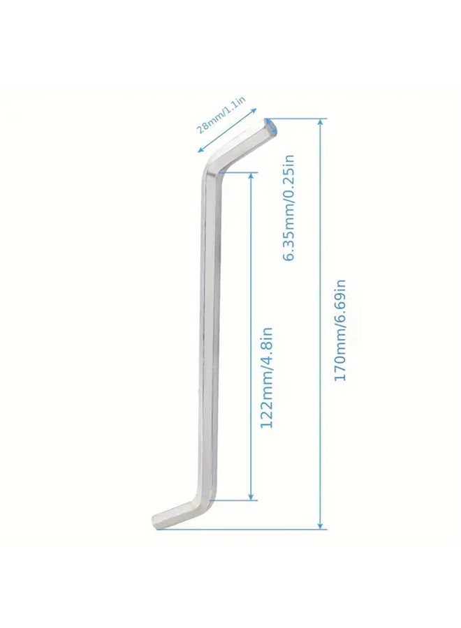 طقم مكون من أداتين لإزالة انسدادات حوض المطبخ ومفتاح ألين لطاحونة القمامة - Image 2