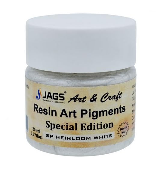 Generic MFH Resin Art Pigments 20ML Sp Heirloom White AND RED PACK OF 2 COMBO  - Image 3