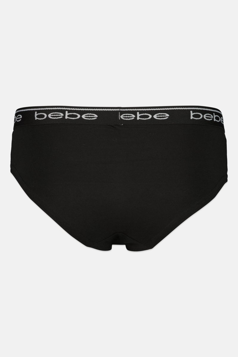 bebe Women 3 Pieces Brand Logo Panties, Multicolor - Image 3