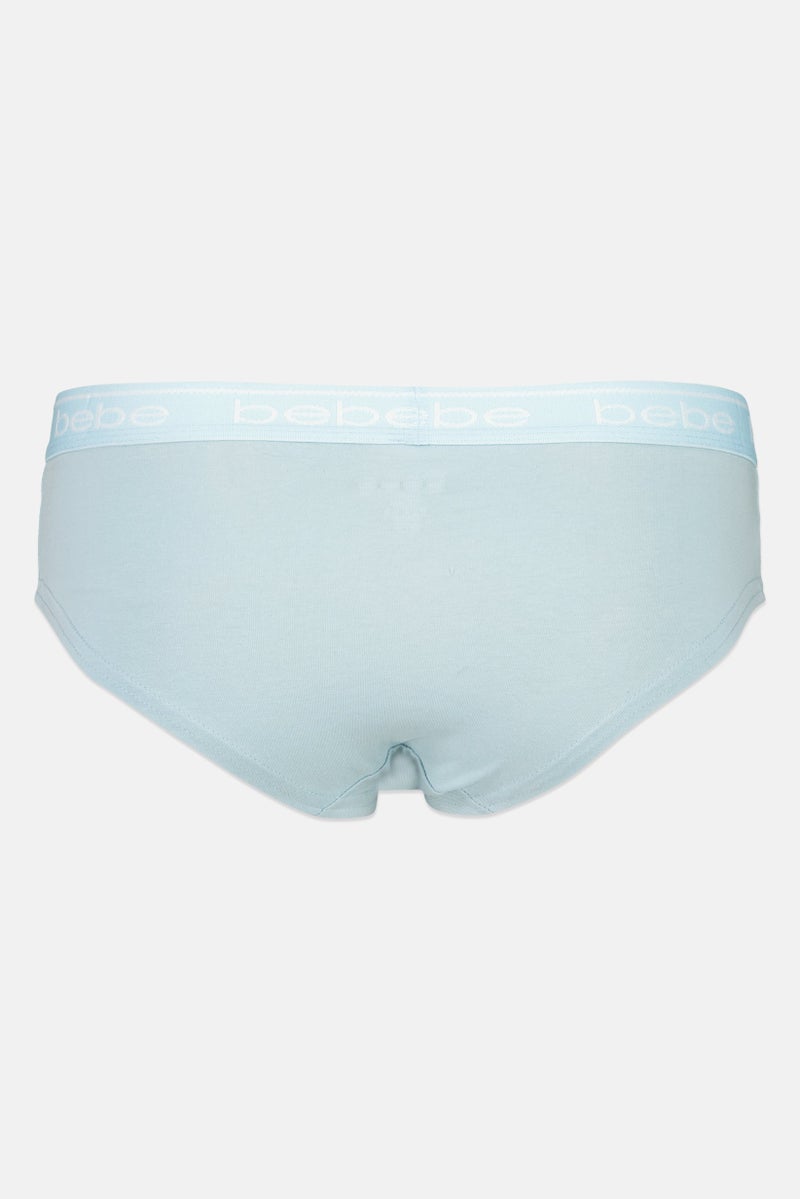 bebe Women 3 Pieces Brand Logo Panties, Multicolor - Image 2