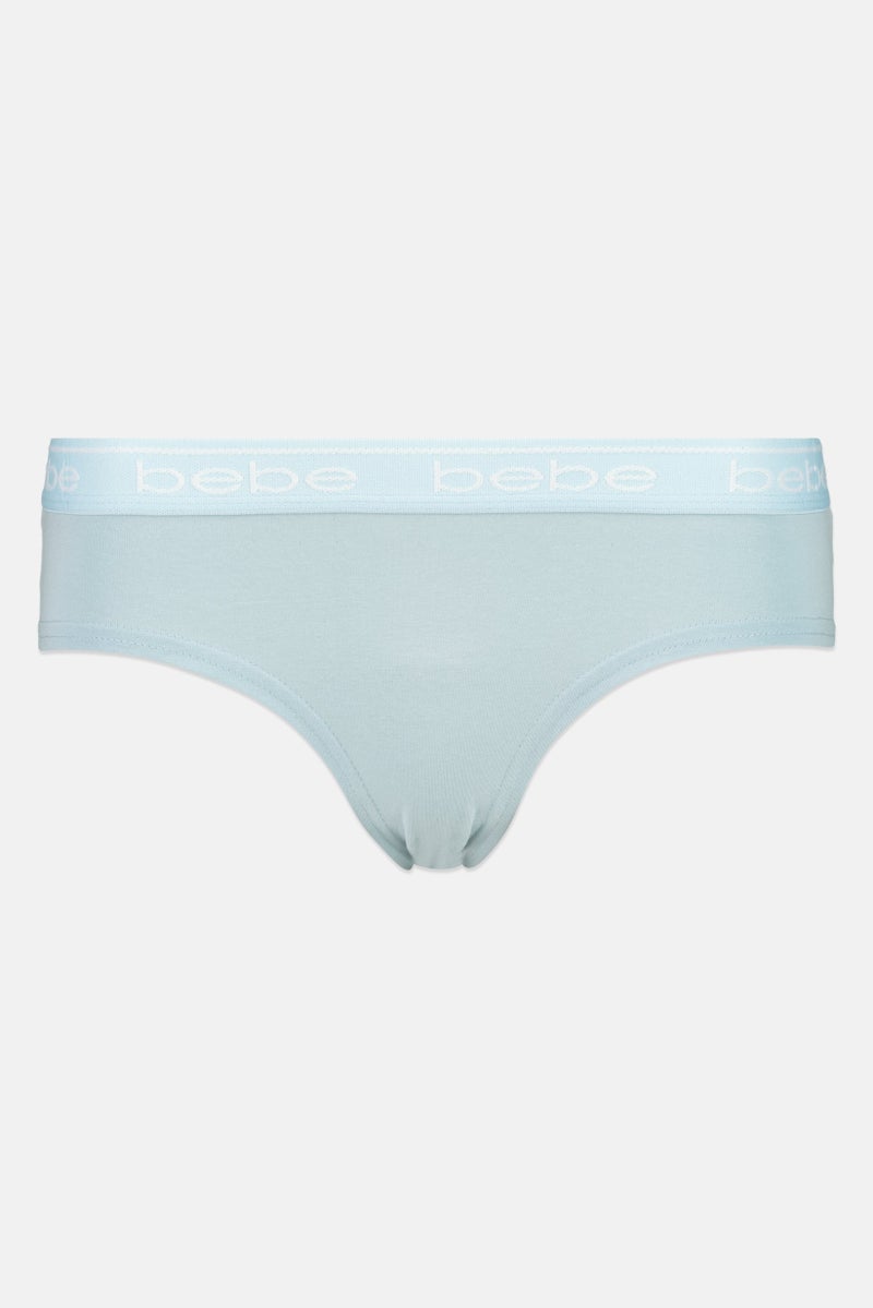 bebe Women 3 Pieces Brand Logo Panties, Multicolor - Image 4