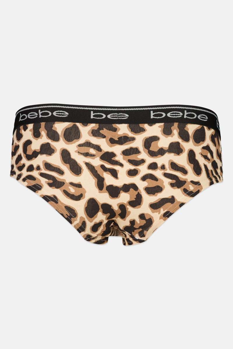 bebe Women 3 Pieces Brand Logo Panties, Multicolor - Image 5
