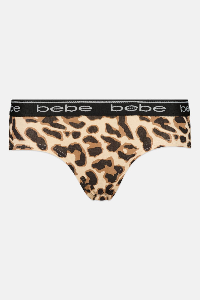 bebe Women 3 Pieces Brand Logo Panties, Multicolor - Image 2
