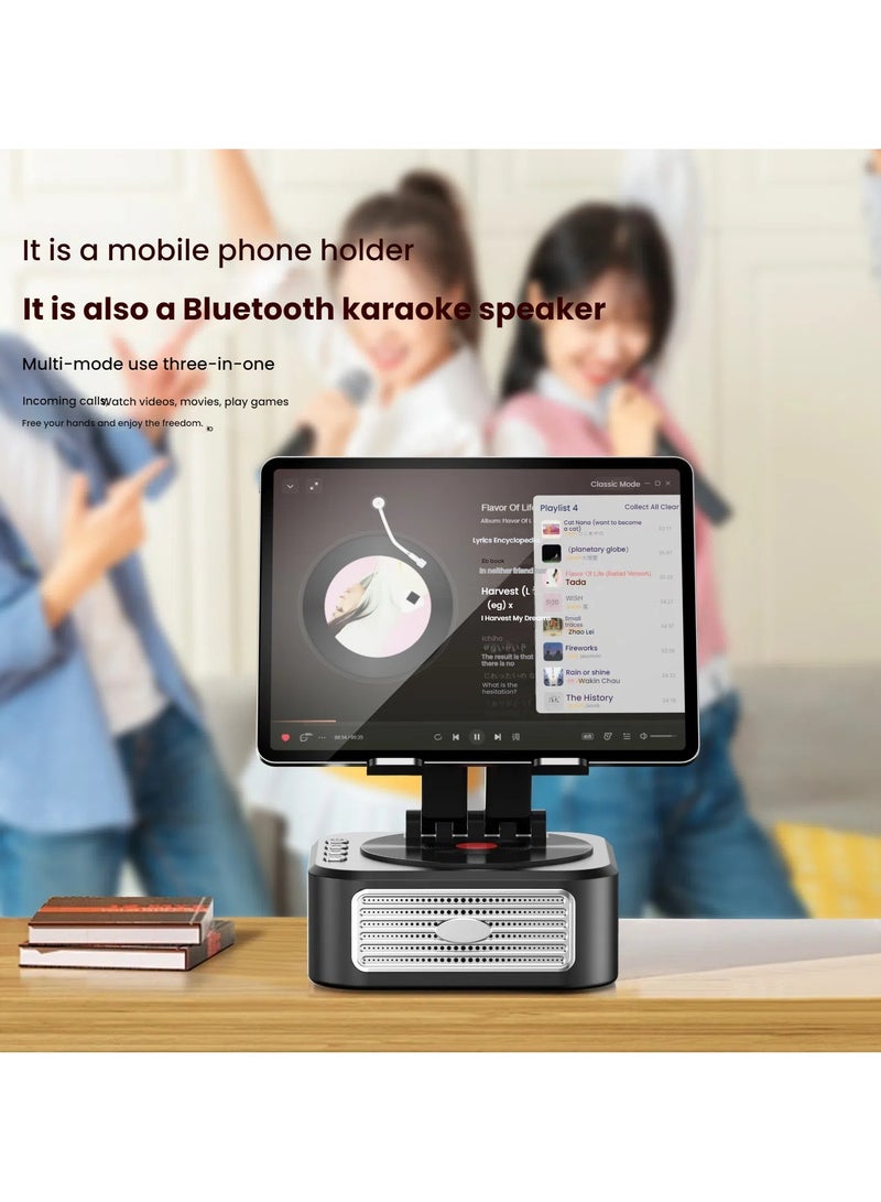 Innovative multi-functional all-in-one: tablet stand + Bluetooth speaker + rechargeable battery, a must-have for a convenient travelling. - Image 4