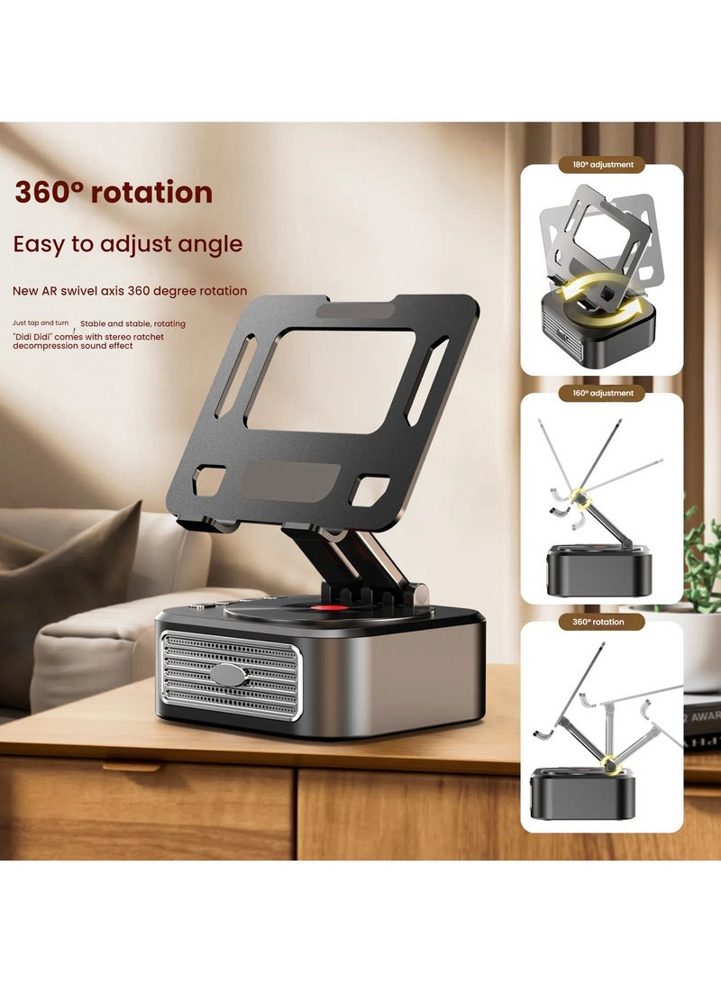 Innovative multi-functional all-in-one: tablet stand + Bluetooth speaker + rechargeable battery, a must-have for a convenient travelling. - Image 3