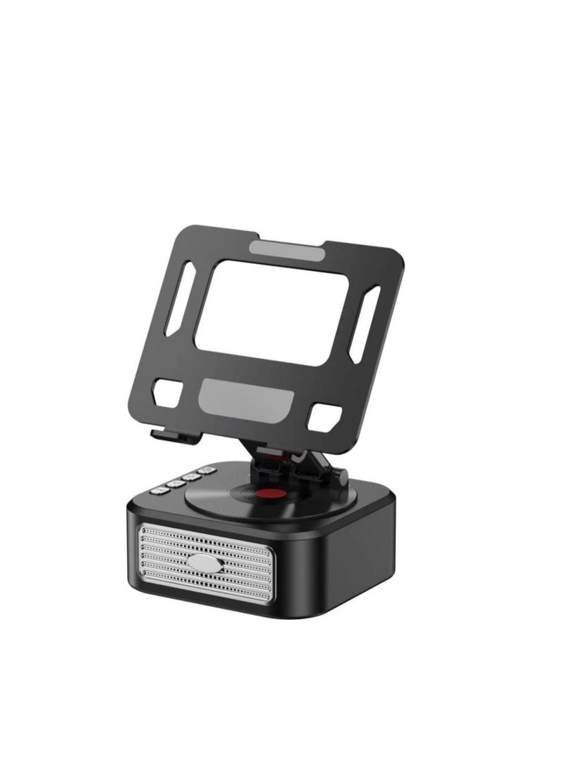 Innovative multi-functional all-in-one: tablet stand + Bluetooth speaker + rechargeable battery, a must-have for a convenient travelling. - Image 1