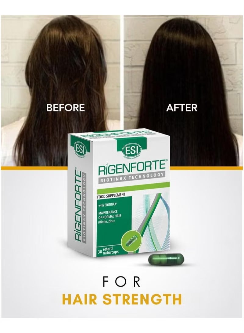 ESI مكمل الشعر، 30 كبسولة طبيعية - تركيبة بيوتينكس مع البيوتين والزنك والنحاس وفيتامين E و.... - Image 5